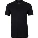 Schwarze OLYMP V-Ausschnitt V-Shirts aus Elastan trocknergeeignet für Herren Größe S 2 Teile 