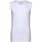 Weiße Ärmellose OLYMP Level Five T-Shirts aus Jersey für Herren Größe XL 