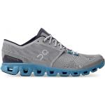 Reduzierte Graue On Cloud X Trailrunning Schuhe mit Schnellschnürung für Herren Größe 40,5 