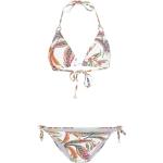 Bunte Klassische O'Neill Tropical Flower Bikini Sets aus Polyamid für Damen Größe M 
