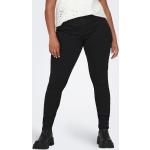 Reduzierte Schwarze ONLY Skinny Skinny Jeans aus Denim für Damen Größe XL Große Größen 