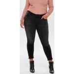 Schwarze ONLY Skinny Skinny Jeans aus Denim für Damen Größe XXL Große Größen 
