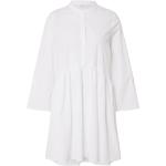 Weiße Casual ONLY Frühlingskleider aus Baumwolle für Damen 