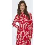 Rote ONLY Maxi Stehkragen Maxikleider & lange Kleider aus Jersey für Damen Größe XS 