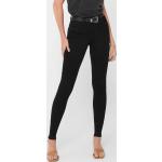 Schwarze Klassische ONLY Royal Skinny Jeans aus Denim für Damen Größe M 