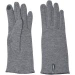 Reduzierte Graue ONLY Strick-Handschuhe aus Jersey für Damen Größe L 