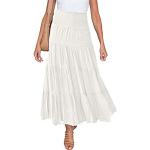 Weiße Boho Knielange Festliche Röcke für Damen Größe S zur Party 