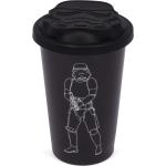 Schwarze Star Wars Stormtrooper Becher 275 ml aus Keramik doppelwandig 