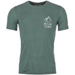 Graue Ortovox Nachhaltige T-Shirts aus Lyocell für Herren Größe XL 