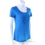 Reduzierte Blaue Ortovox T-Shirts aus Lyocell für Damen Größe XS 