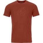 Braune Ortovox T-Shirts für Herren Größe XXL 