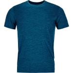 Blaue Ortovox T-Shirts aus Wolle für Damen Größe L 