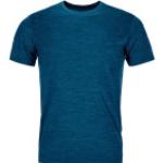 Blaue Ortovox T-Shirts aus Wolle für Damen Größe XL 