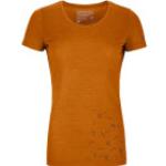 Orange Ortovox Nachhaltige Damenfunktionsunterwäsche aus Lyocell Größe XS 
