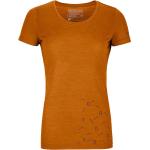 Orange Ortovox Nachhaltige Damenfunktionsunterwäsche aus Lyocell Größe L 