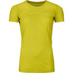 Reduzierte Gelbe Ortovox Damenfunktionsshirts Größe XL 