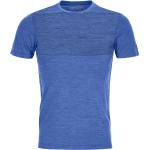 Blaue Kurzärmelige Ortovox Nachhaltige T-Shirts aus Wolle für Herren Größe XL 