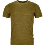 Grüne Nachhaltige Kurzärmelige Streetwear Ortovox T-Shirts aus Lyocell für Herren Größe S 