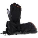 Schwarze Wasserdichte Ortovox Herrensporthandschuhe aus Fleece Größe 8 