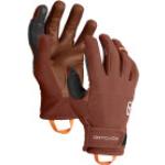 Orange Wasserdichte Ortovox Tour Touchscreen-Handschuhe Orangen aus Fleece für Herren Größe XS 