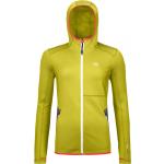 Reduzierte Gelbe Atmungsaktive Streetwear Ortovox Herbstjacken aus Elastan für Damen Größe L 
