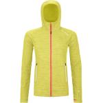 Gelbe Atmungsaktive Streetwear Ortovox Herbstjacken aus Elastan für Damen Größe L 