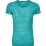 Türkise Ortovox T-Shirts aus Wolle für Damen Größe L 