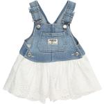 Blaue Ärmellose OshKosh Mini Kinderkleider aus Baumwolle für Babys Größe 92 