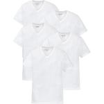 Reduzierte Weiße Otto Kern V-Ausschnitt V-Shirts aus Baumwolle für Herren Größe L 