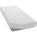 Reduzierte Weiße Spannbettlaken & Spannbetttücher aus Jersey trocknergeeignet 120x200 cm 1 Teil 