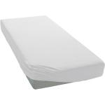Reduzierte Weiße Spannbettlaken & Spannbetttücher aus Jersey trocknergeeignet 200x200 cm 1 Teil 