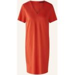 Rote Oui V-Ausschnitt Damenkleider aus Elastan Größe XS 