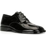 Schwarze Maison Margiela Oxford Schuhe Schnürung aus Leder für Herren Größe 45 