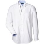Reduzierte Weiße Klassische Highmoor Button Down Hemden aus Baumwolle für Herren Größe 3 XL Große Größen 