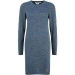 Reduzierte Blaue Langärmelige Oxmo Nachhaltige Winterkleider für Damen Größe XL 