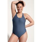 Blaue Nachhaltige Damenbadeanzüge & Damenschwimmanzüge aus Elastan Größe XXL 