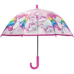 Pinke p:os Meme / Theme Einhorn Kinderregenschirme Einhorn aus Polyester für Mädchen 