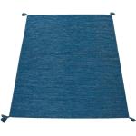 Blaue Moderne Paco Home Webteppiche aus Baumwolle 