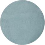 Blaue Paco Home Runde Teppiche 160 cm aus Filz 