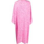 Reduzierte Pinke Paisley Langärmelige Etro Paisley Strandkleider aus Viskose für Damen Größe M 