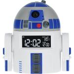 Weiße Paladone Star Wars R2D2 Wecker aus Kunststoff für Kinder 