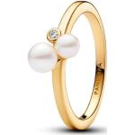 Pandora Duo Treated Freshwater Cultured Pearls Ring 163156C01