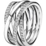 Silberne PANDORA Ringe aus Silber 54mm 