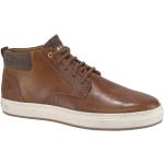 Braune Pantofola D´Oro Hohe Sneaker Schnürung aus Leder für Herren Größe 47 