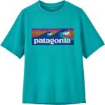 Blaue Patagonia Nachhaltige T-Shirts aus Elastan für Herren Größe XXL 