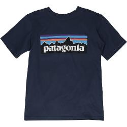 Patagonia P-6 Logo Organic T-Shirt neo navy Jungen