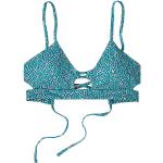 Blaue Patagonia Nachhaltige Bikini Tops aus Elastan für Damen Größe XL 