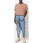 Tapered-Jeans im Patchwork-Look