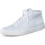 Weiße Paul Green Hohe Sneaker Schnürung aus Glattleder Größe 37,5 