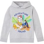 Graue Print Langärmelige Paw Patrol Marshall Kinderkapuzenpullover & Kinderkapuzensweater aus Baumwolle für Jungen Größe 116 